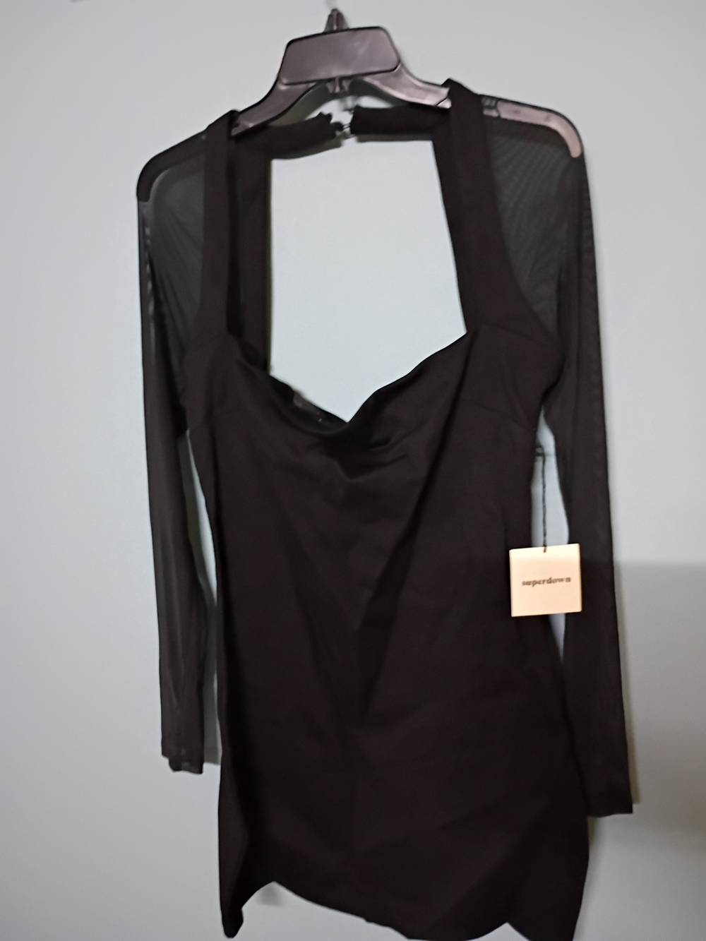 Women's Black Sleek Top